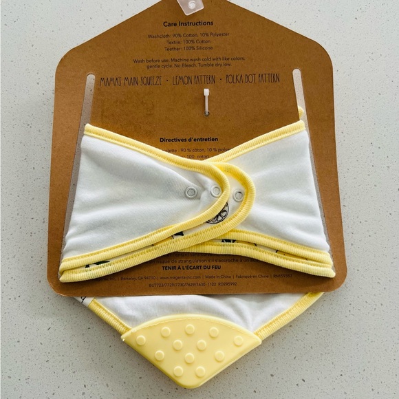 Rae Dunn Teether Bibs ‘Mama’s Main Squeeze’ Set of 3 NWT - Picture 4 of 4